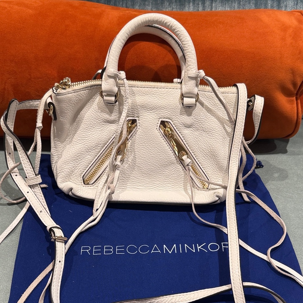 Rebecca Minkoff Off-White Leather Satchel